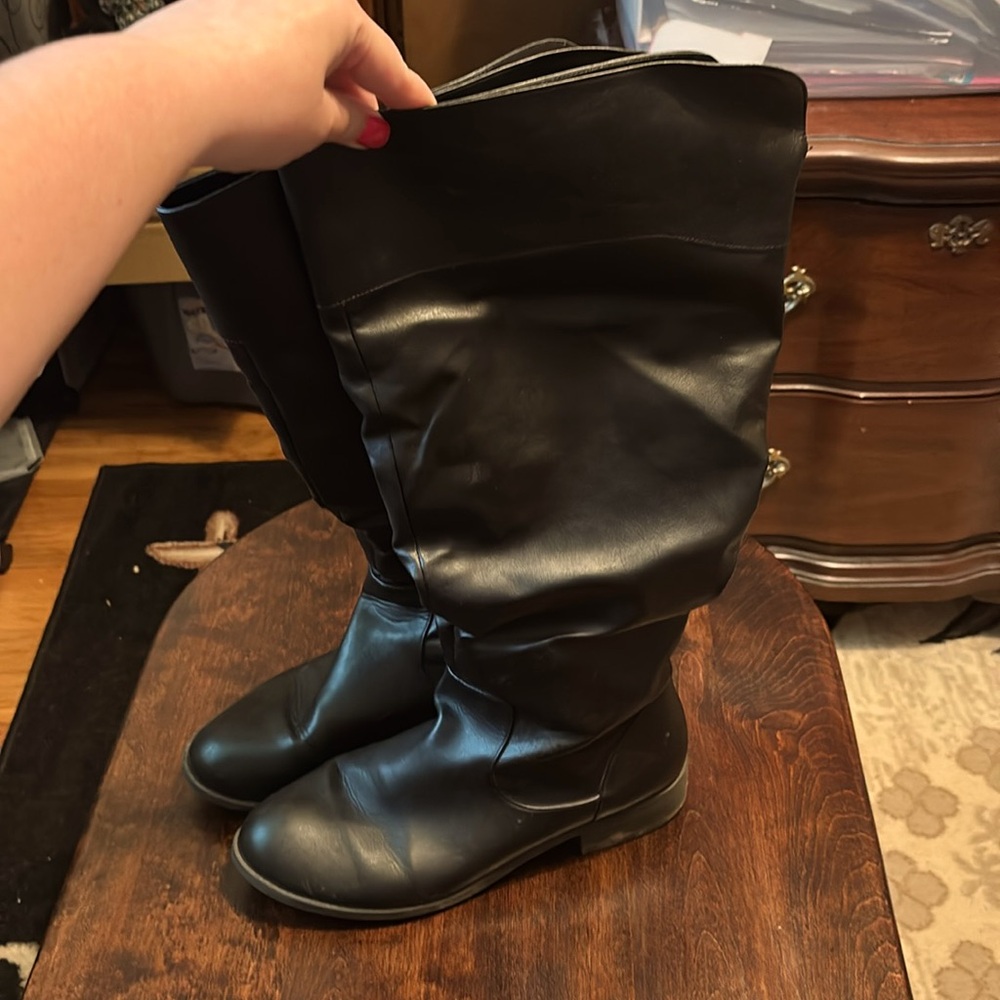 Tall Black Dress Boots